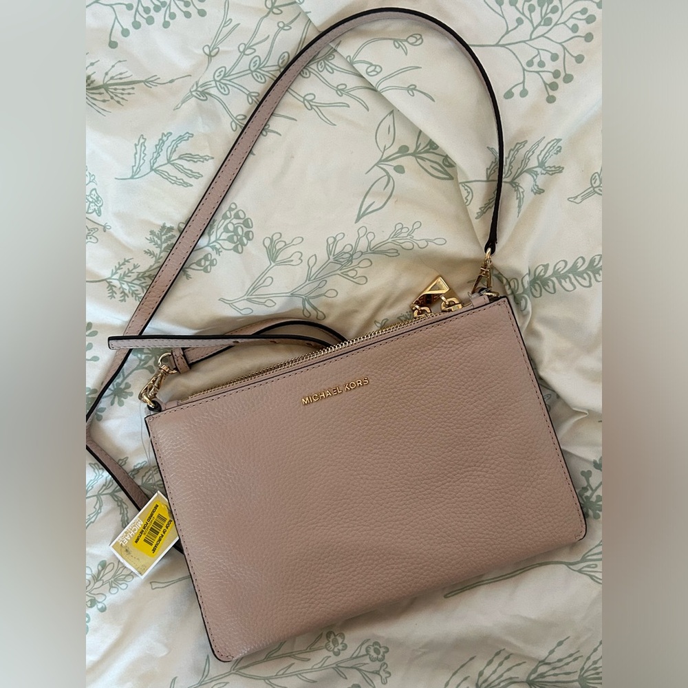 MK michael kors two tone crossbody bag
